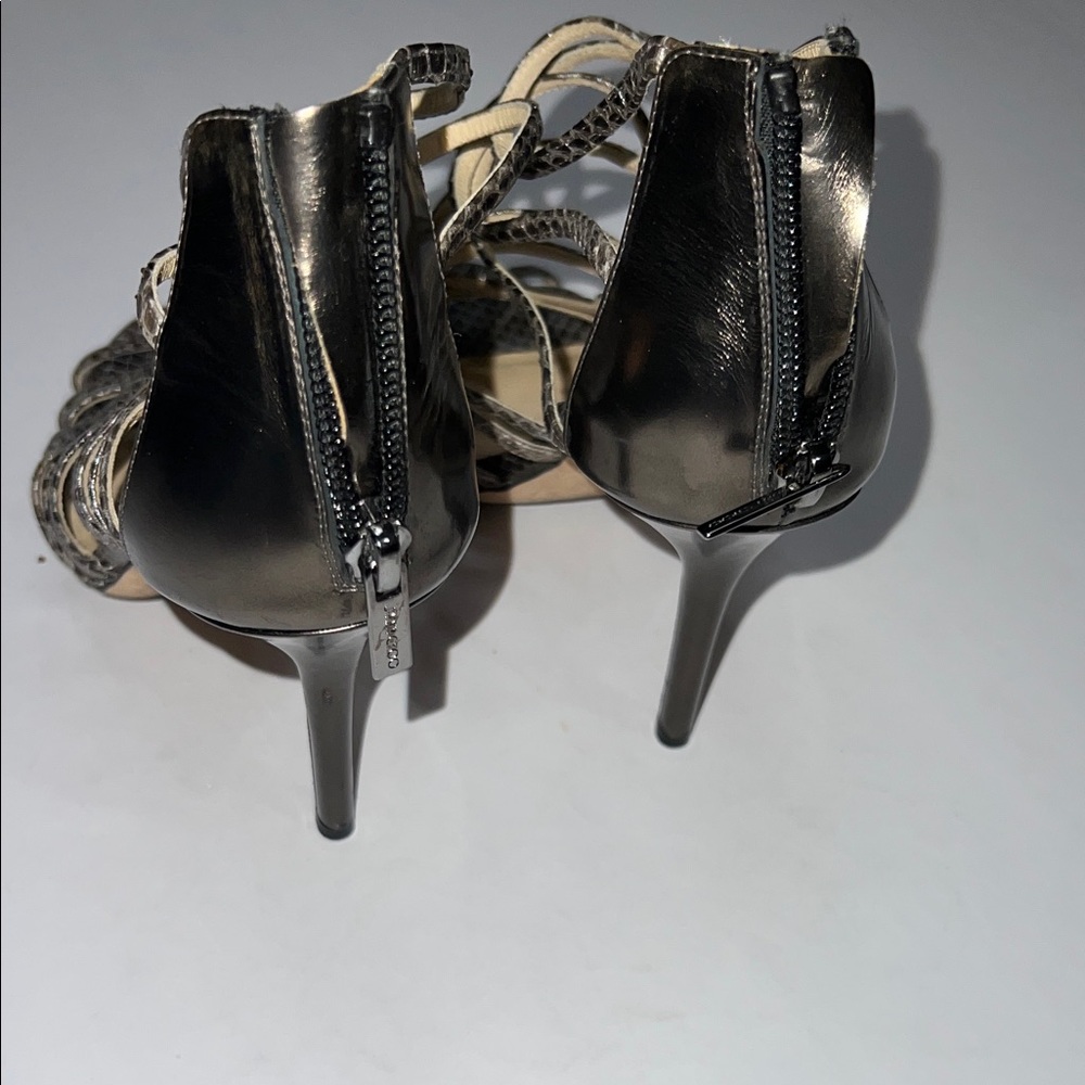 Jimmy Choo Black Snakeskin Heels Women’s size 39 - Picture 5 of 11